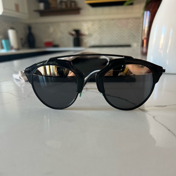 Christian Dior wayfarer mirrored sunglasse - Picture 2 of 7